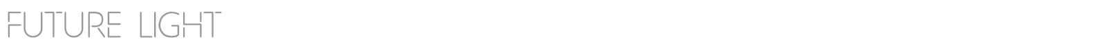 Future Light font preview
